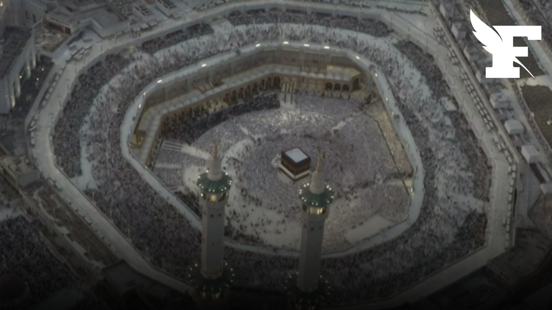 La Mecque: les images des pèlerins musulmans en train d'accomplir le tawaf à la Grande Mosquée