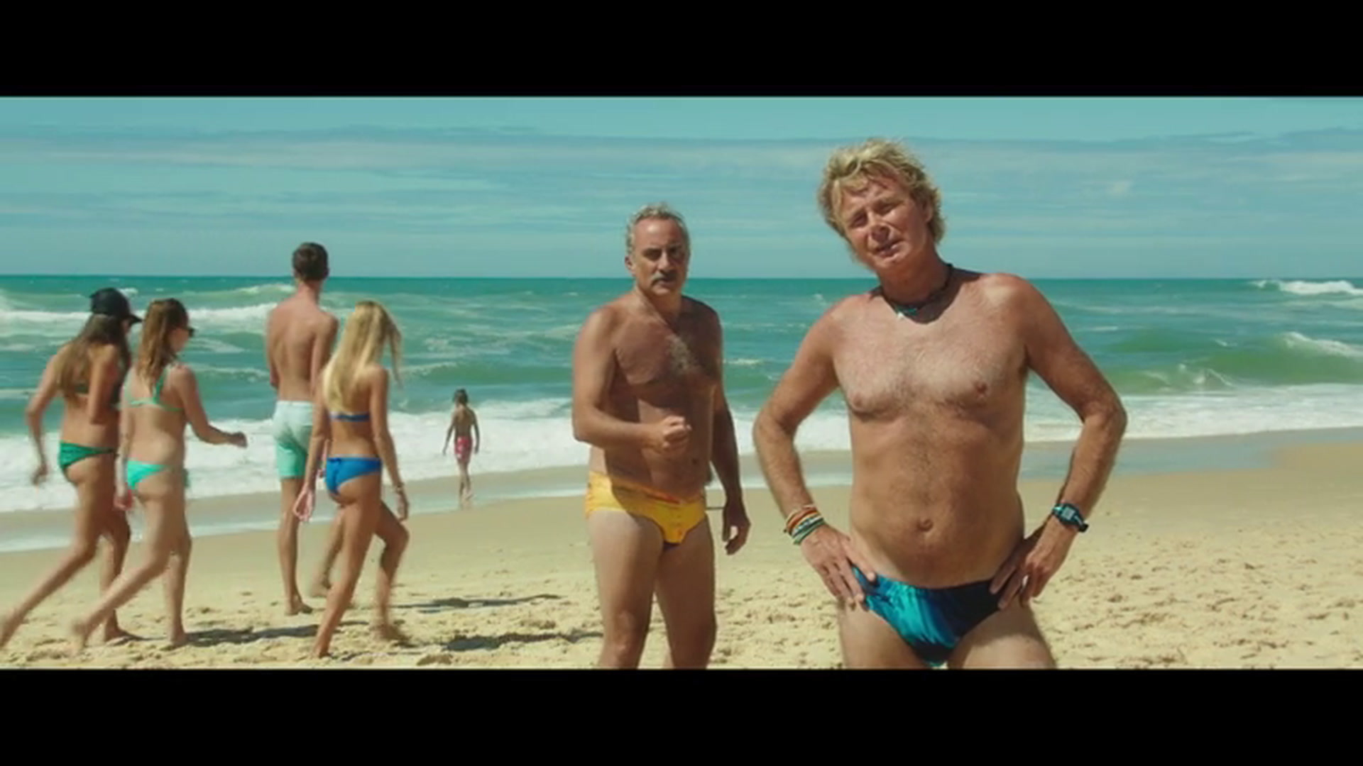 Le maillot de bain porté par Patrick Chirac (Frank Dubosc) dans le film  Camping 3