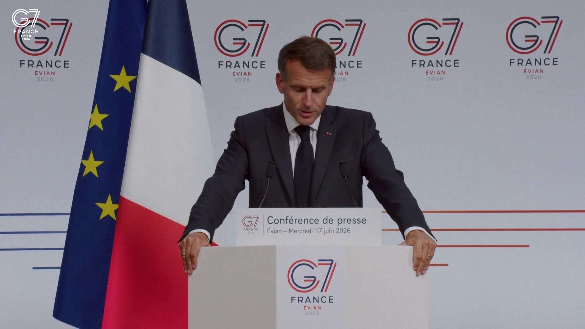 Emmanuel Macron : les dirigeants des pays du G7 ont statué sur «la nécessité de protéger l'enfance en ligne»