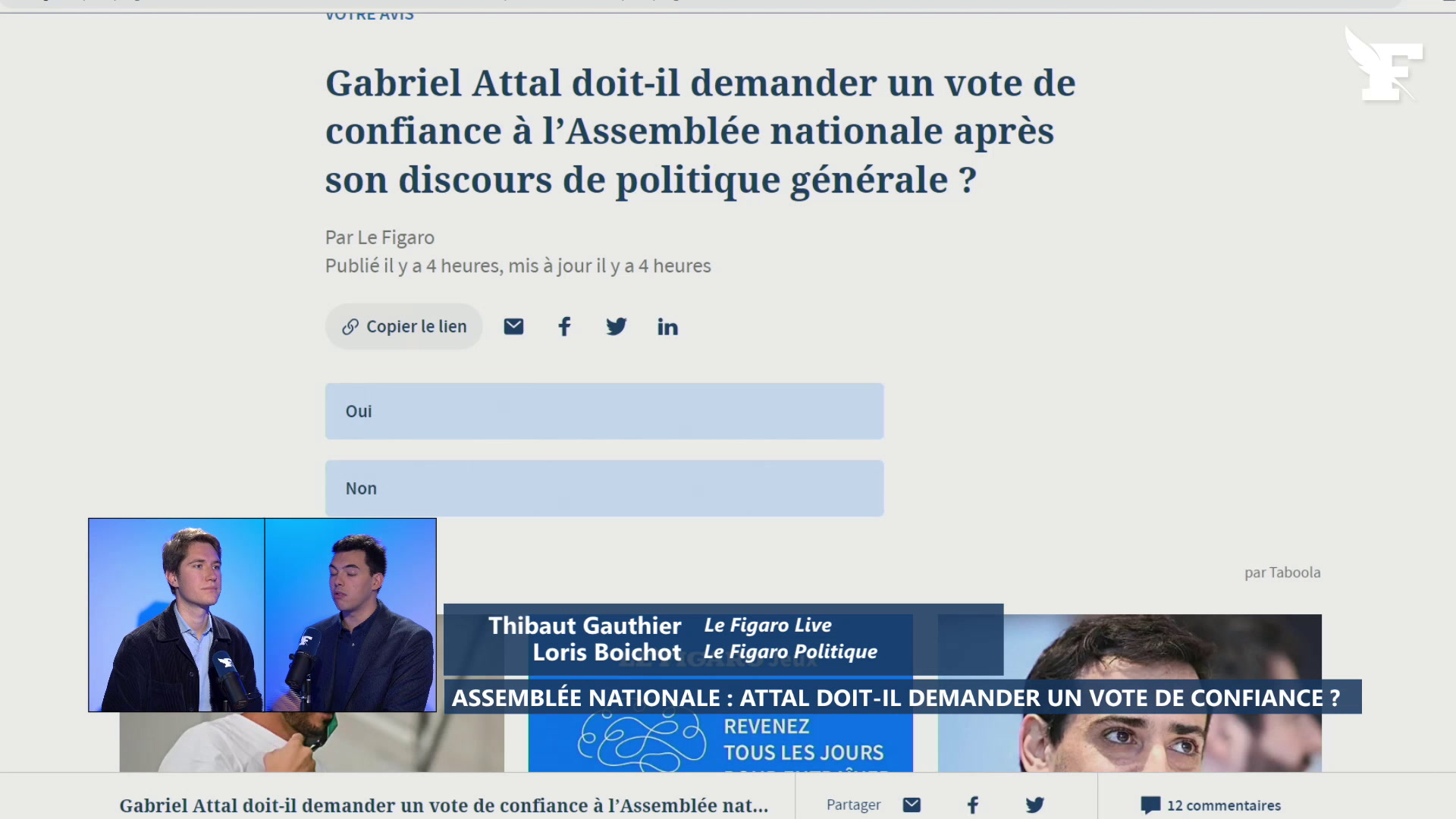 Qu'est-ce Que Le Discours De Politique Générale Que Gabriel Attal ...