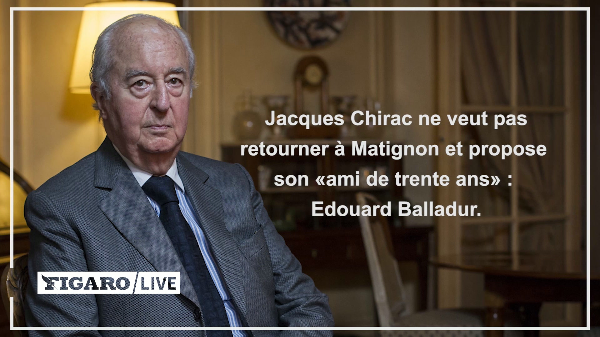 Mort d'Édouard Balladur : retour sur son duel mythique contre Jacques Chirac