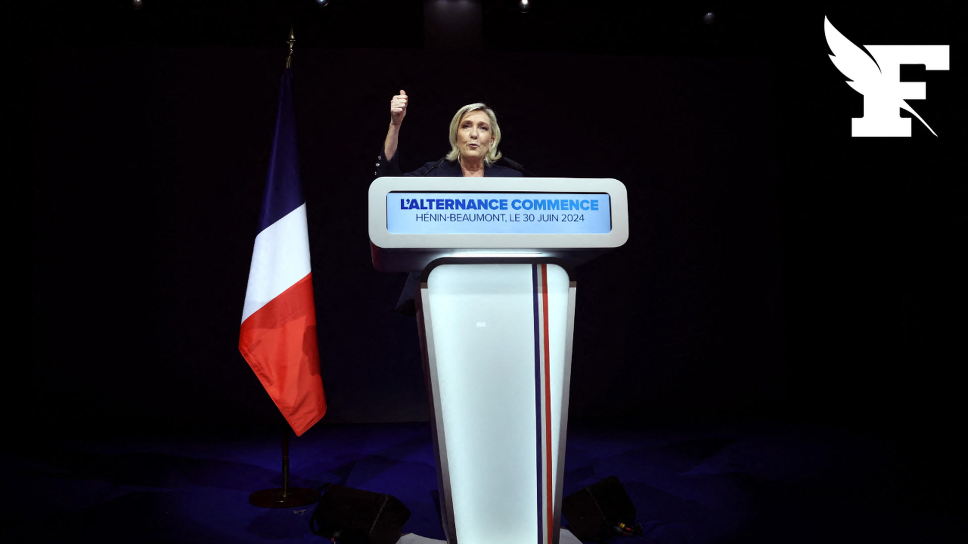 Élections législatives : «Aucun Français ne perdra de droits», assure Marine Le Pen