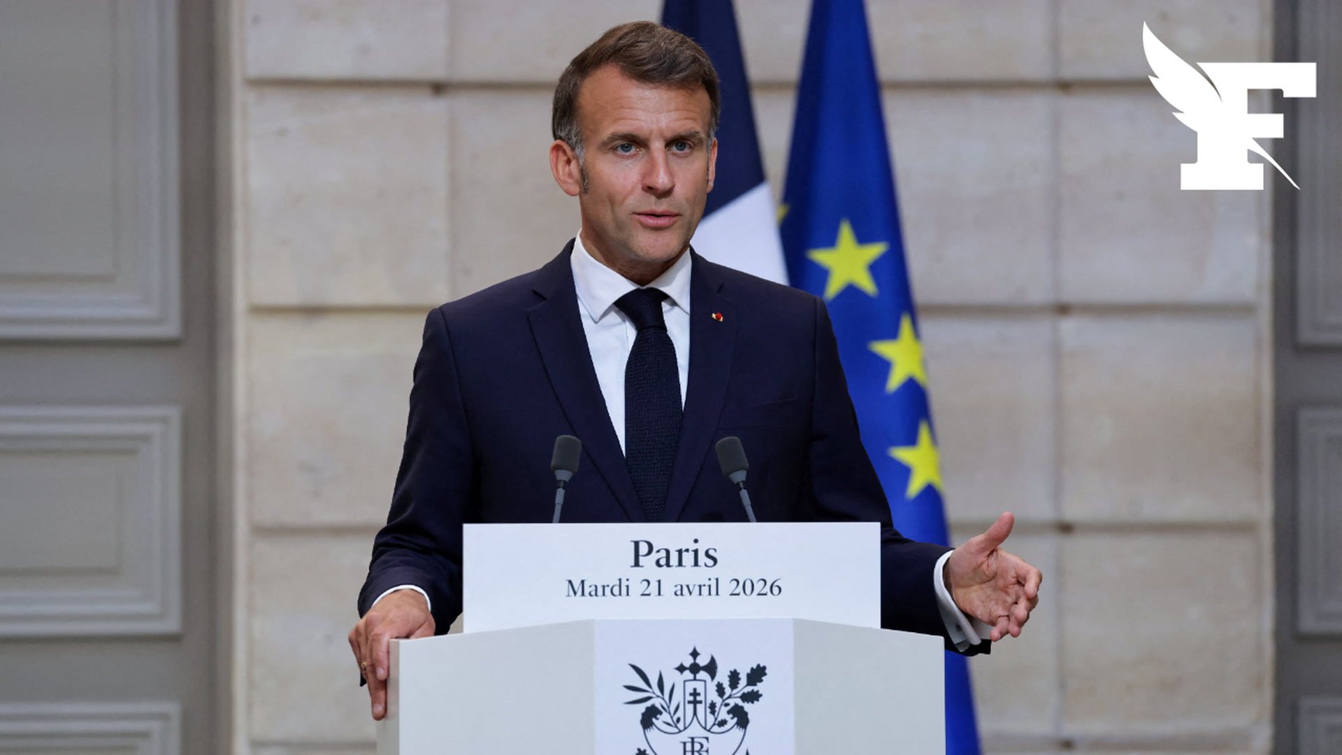 La remise en question de l'accord d'association UE-Israël «est une interrogation légitime», estime Emmanuel Macron