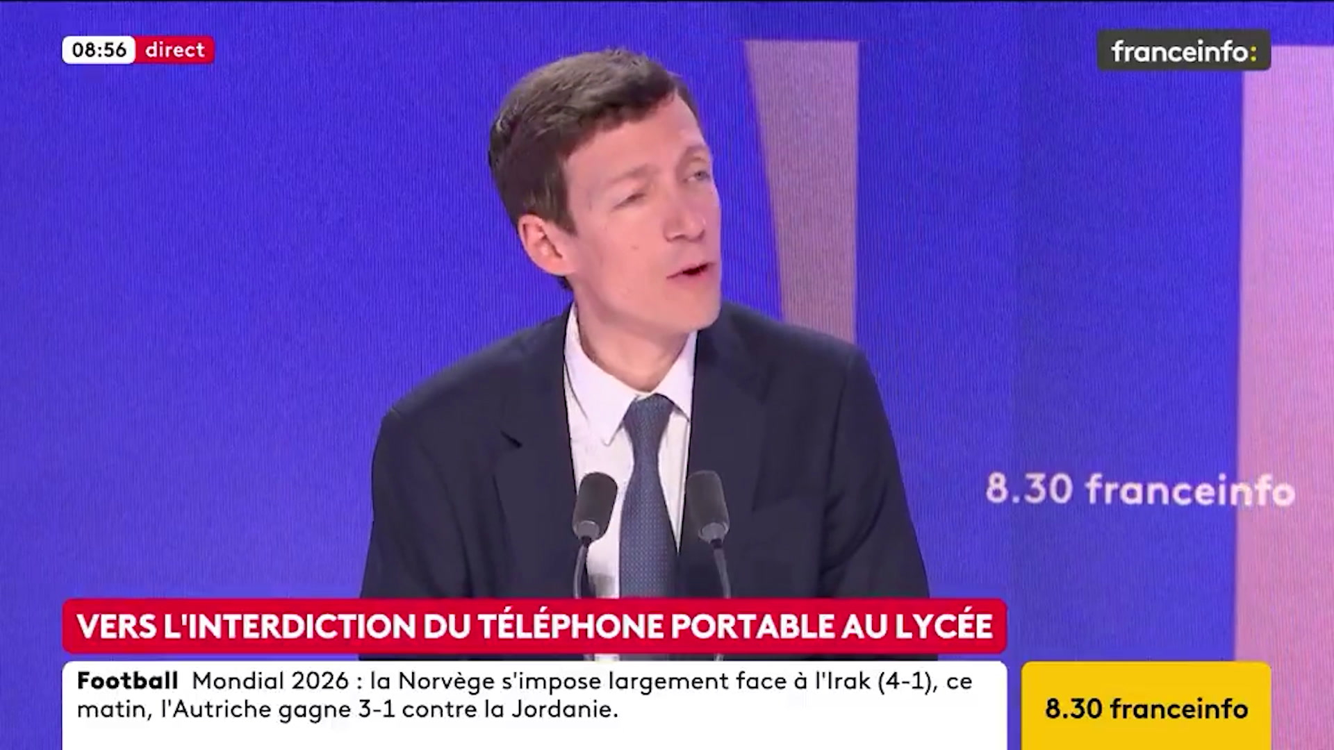 Lycées : le téléphone portable interdit dès le 1er septembre, annonce Édouard Geffray