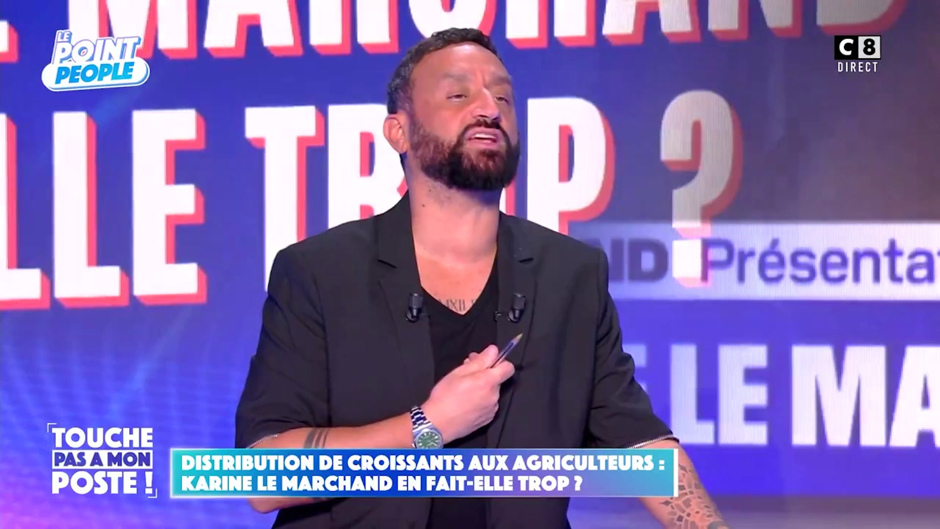 «On dirait un spectacle !»: Karine Le Marchand encore taclée sur TPMP pour  son soutien aux agriculteurs