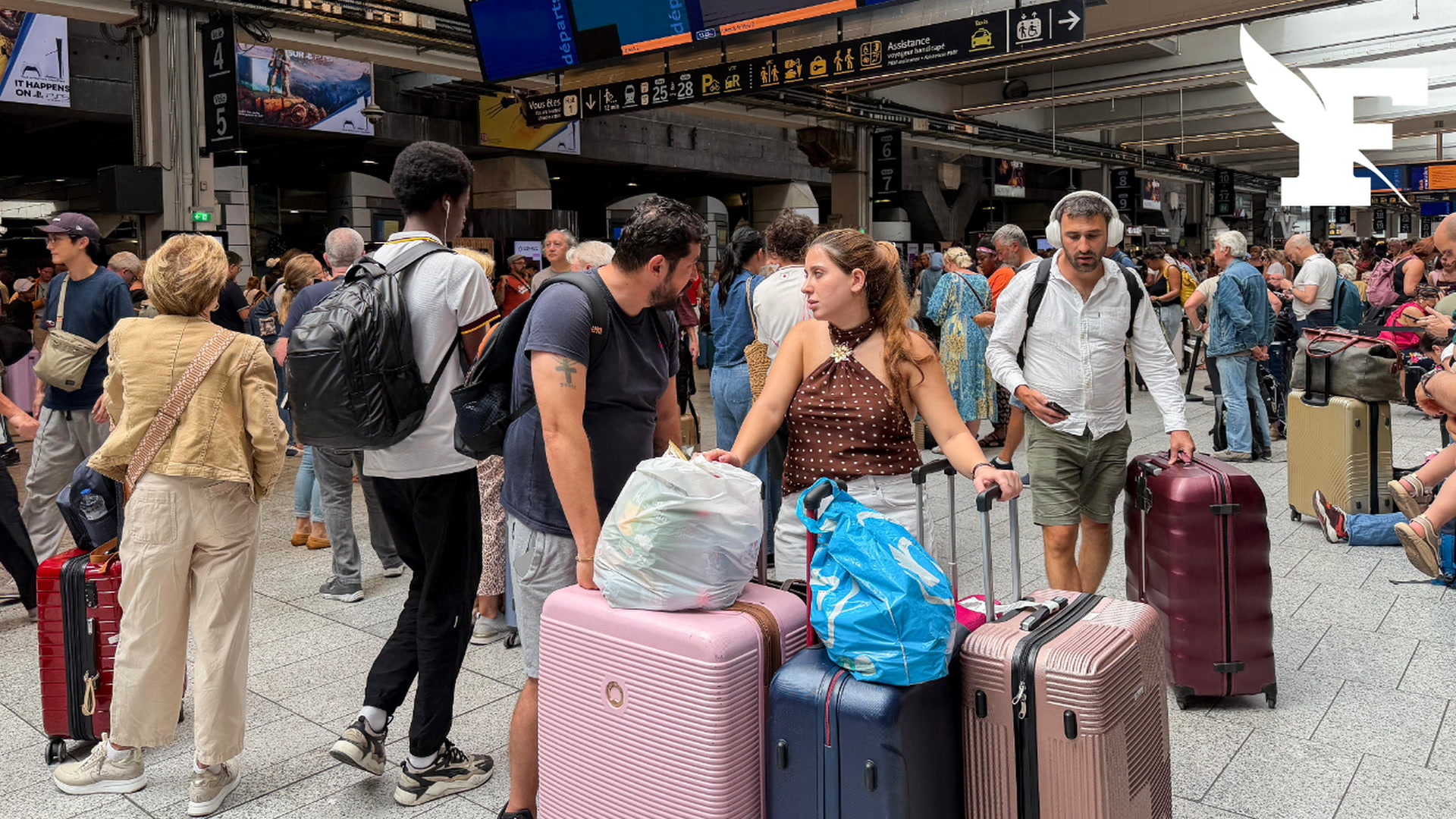 Le trafic interrompu à la gare Montparnasse après une «panne d’installation électrique»