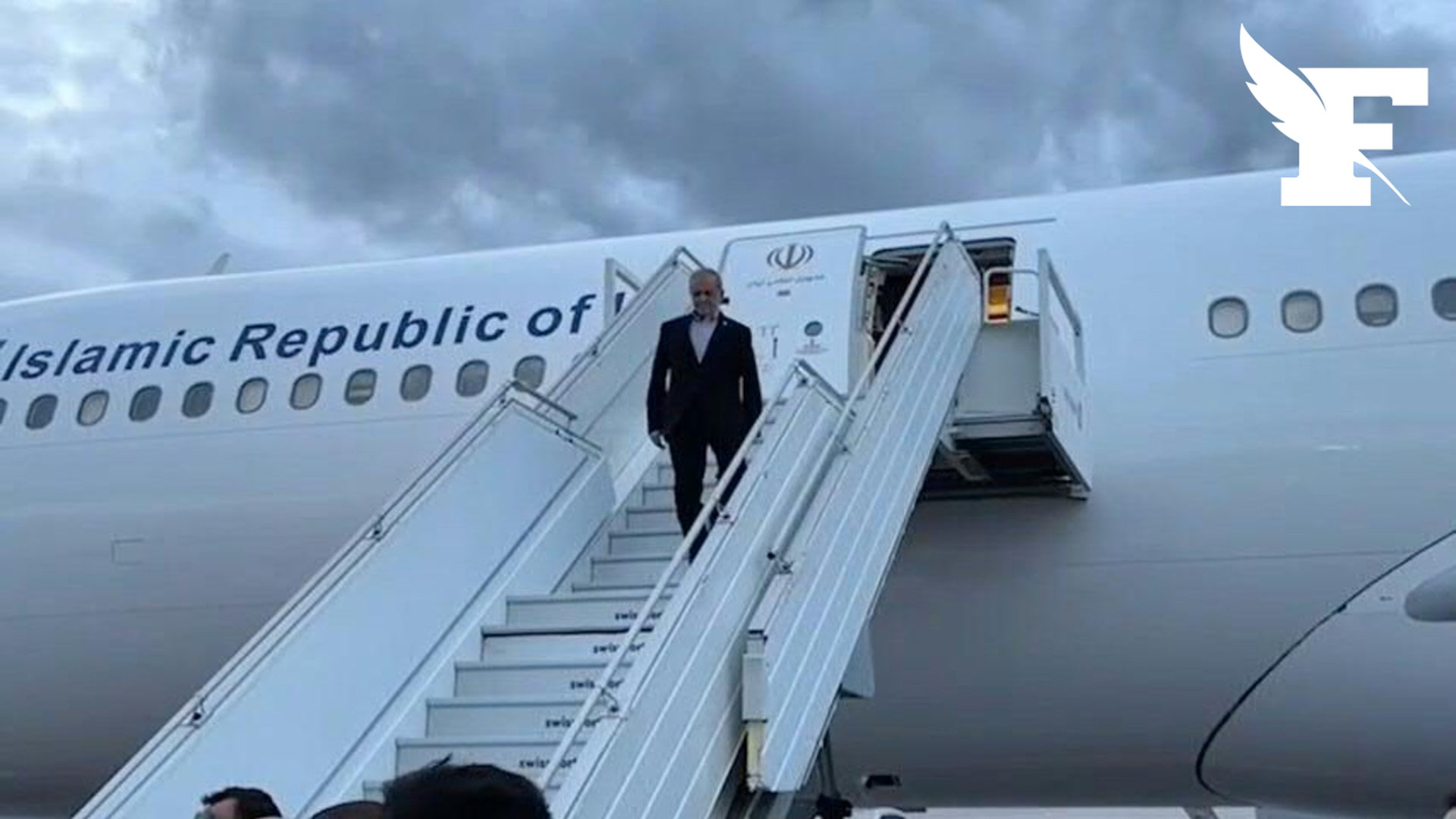 Les images de l'arrivée à New York du président iranien en marge de l'assemblée générale de l'ONU
