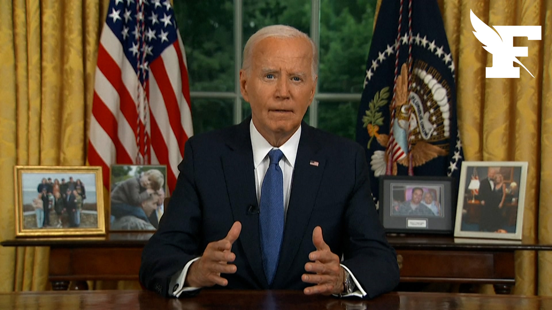 Biden annonce s'être retiré au nom de «la défense de la démocratie»