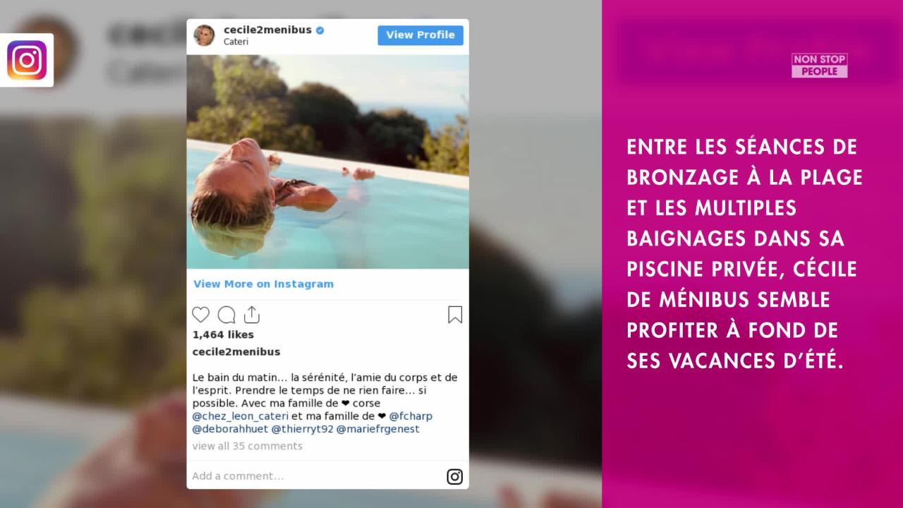 Non Stop People - Cécile de Ménibus : Topless sur Instagram, les  internautes sont conquis