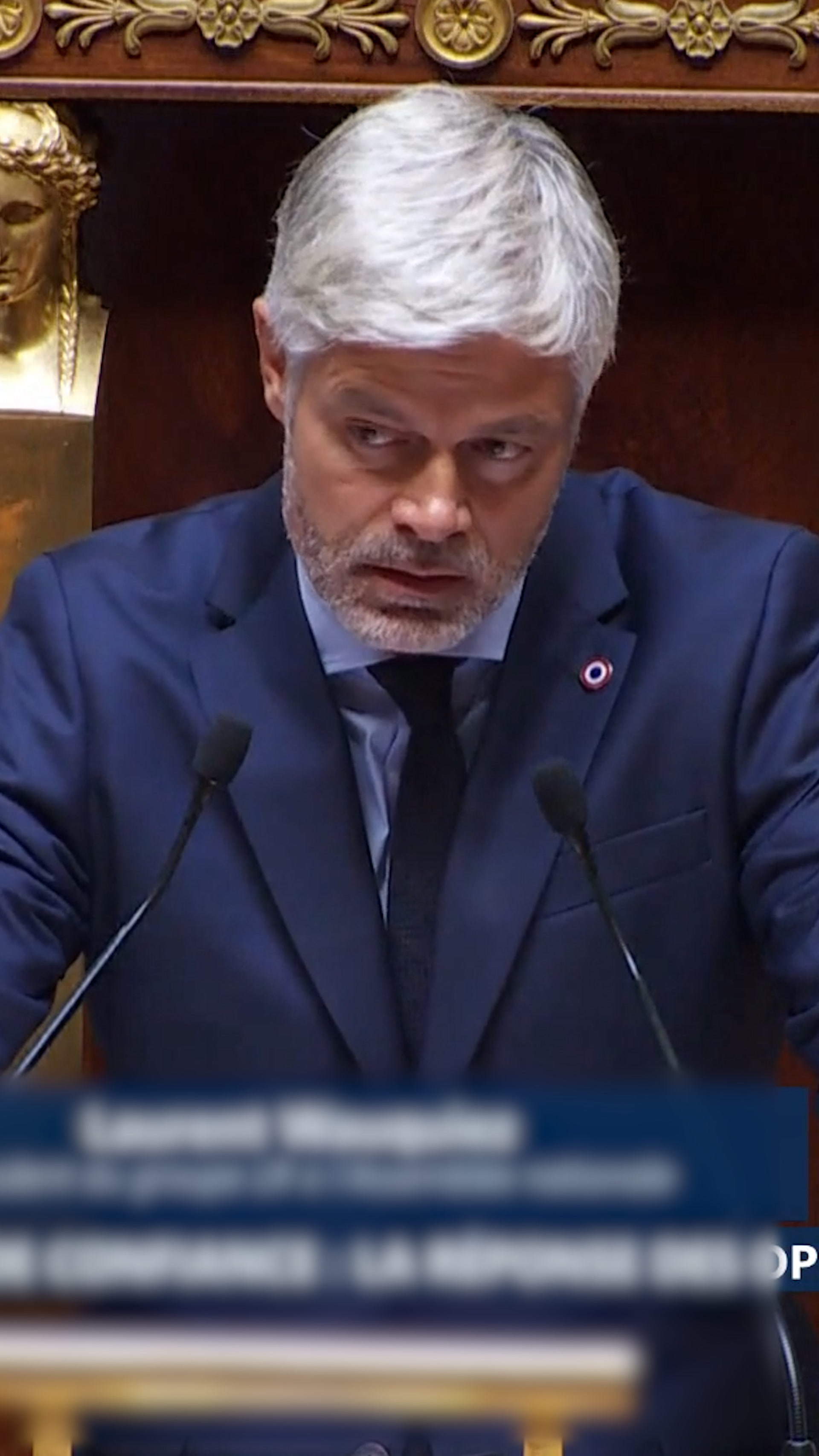 Jean-Luc Mélenchon et LFI sont «le premier danger pour notre République», selon Laurent Wauquiez