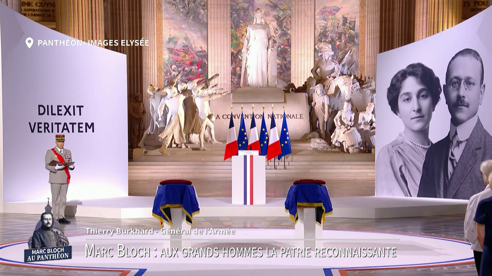Marc Bloch au Panthéon : lecture des commentaires élogieux des officiels d'armée à propos de Marc Bloch