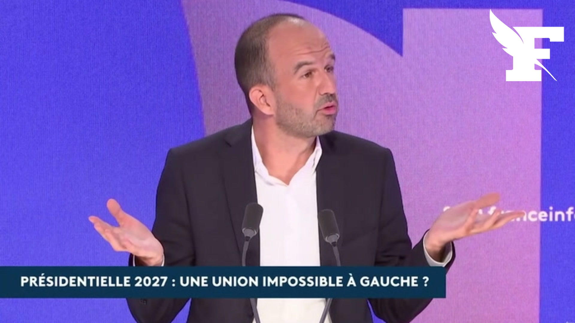 Présidentielle 2027 : Manuel Bompard est «convaincu» que Jean-Luc Mélenchon pourra se présenter mais critique le système de parrainage «compliqué»