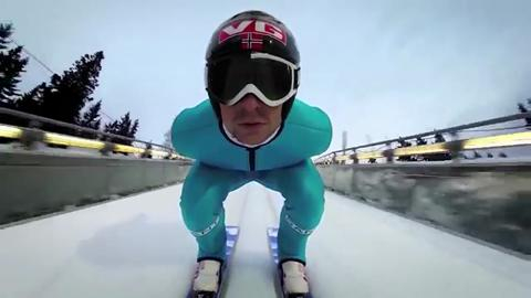 Vivez en caméra embarquée un saut à ski