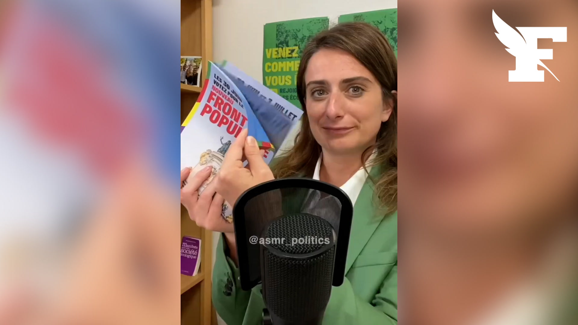 Élections législatives: le Nouveau Front populaire utilise l'ASMR pour présenter son programme, et ça fait un carton