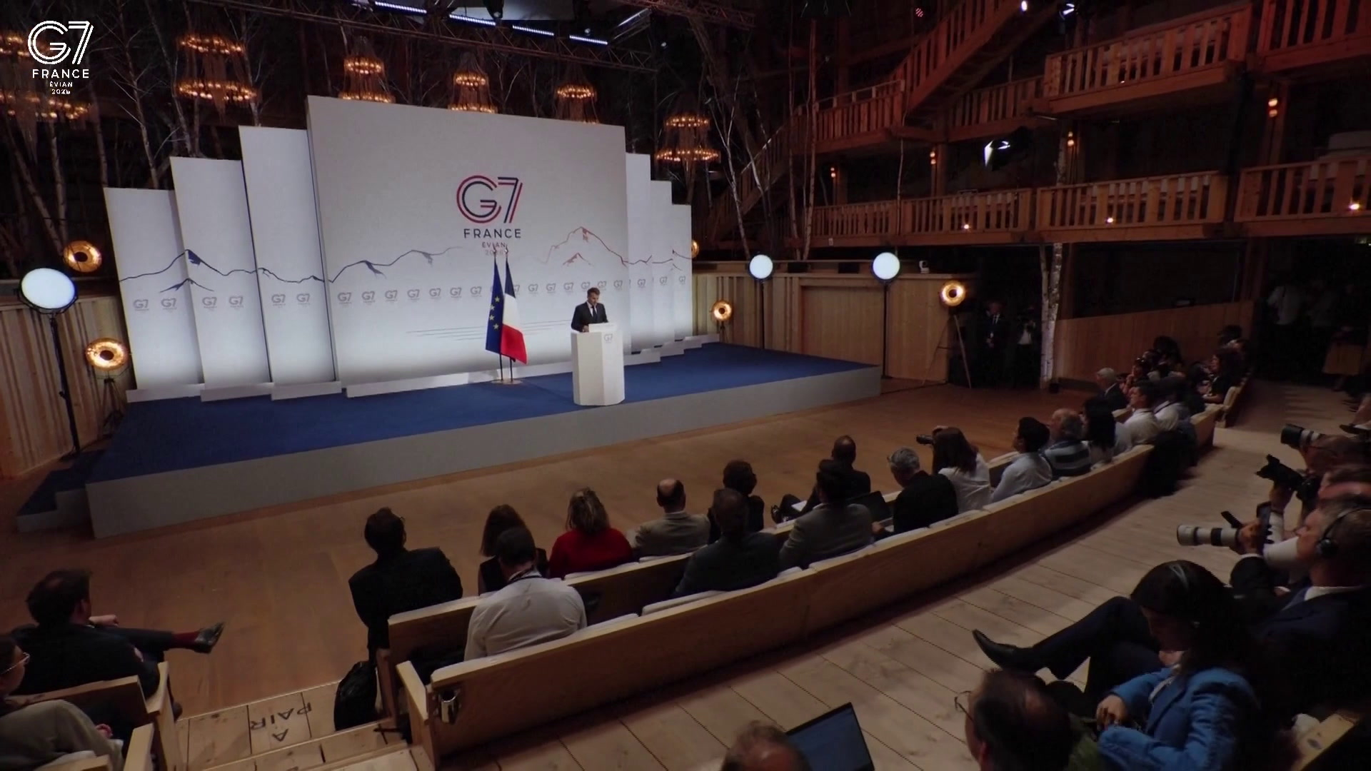 G7: Macron se félicite d’un «succès» et d’un «moment d’unité» après des mois de «désaccords»