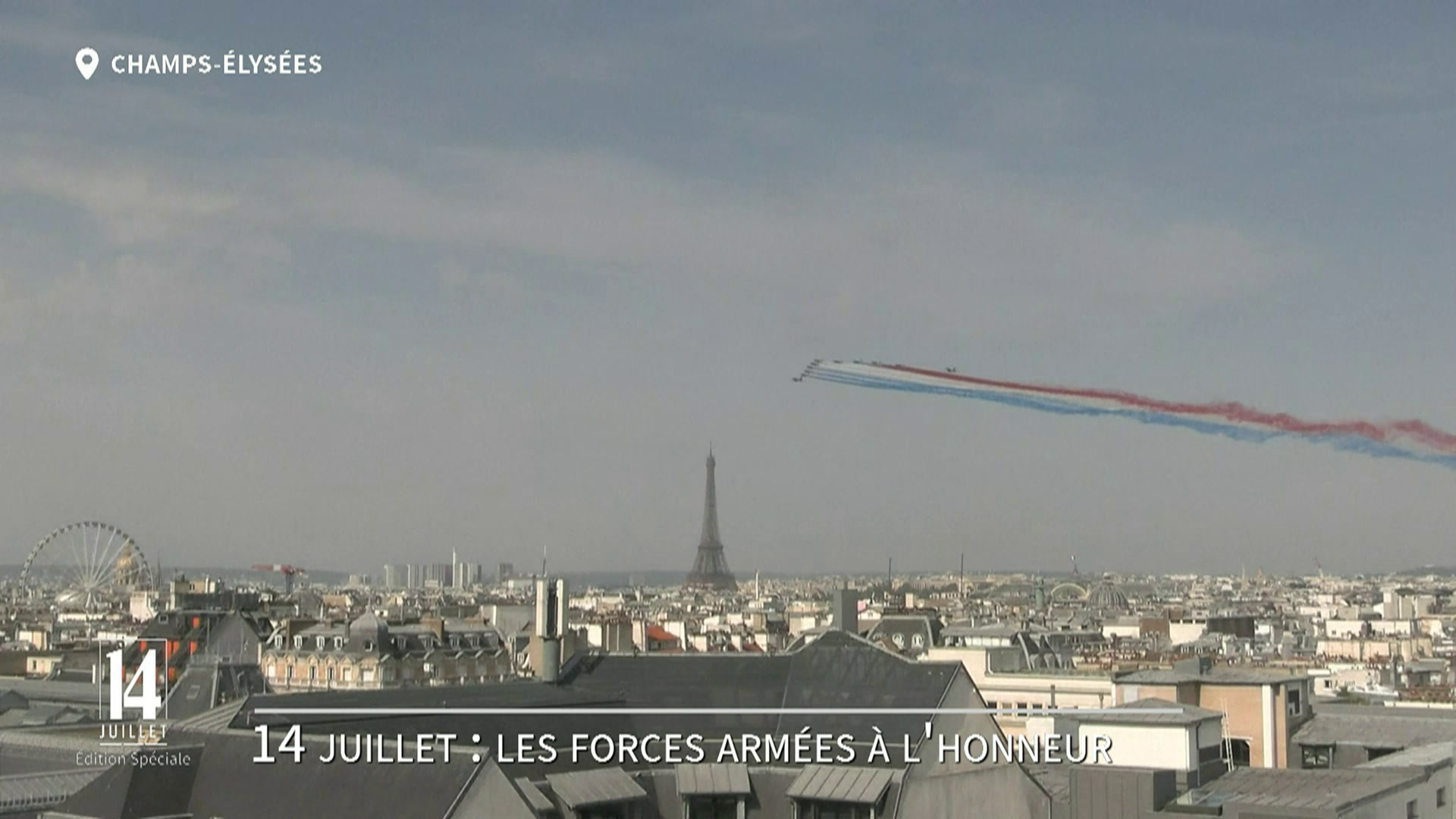 14 Juillet: les images de la Patrouille de France qui inaugurent le défilé militaire