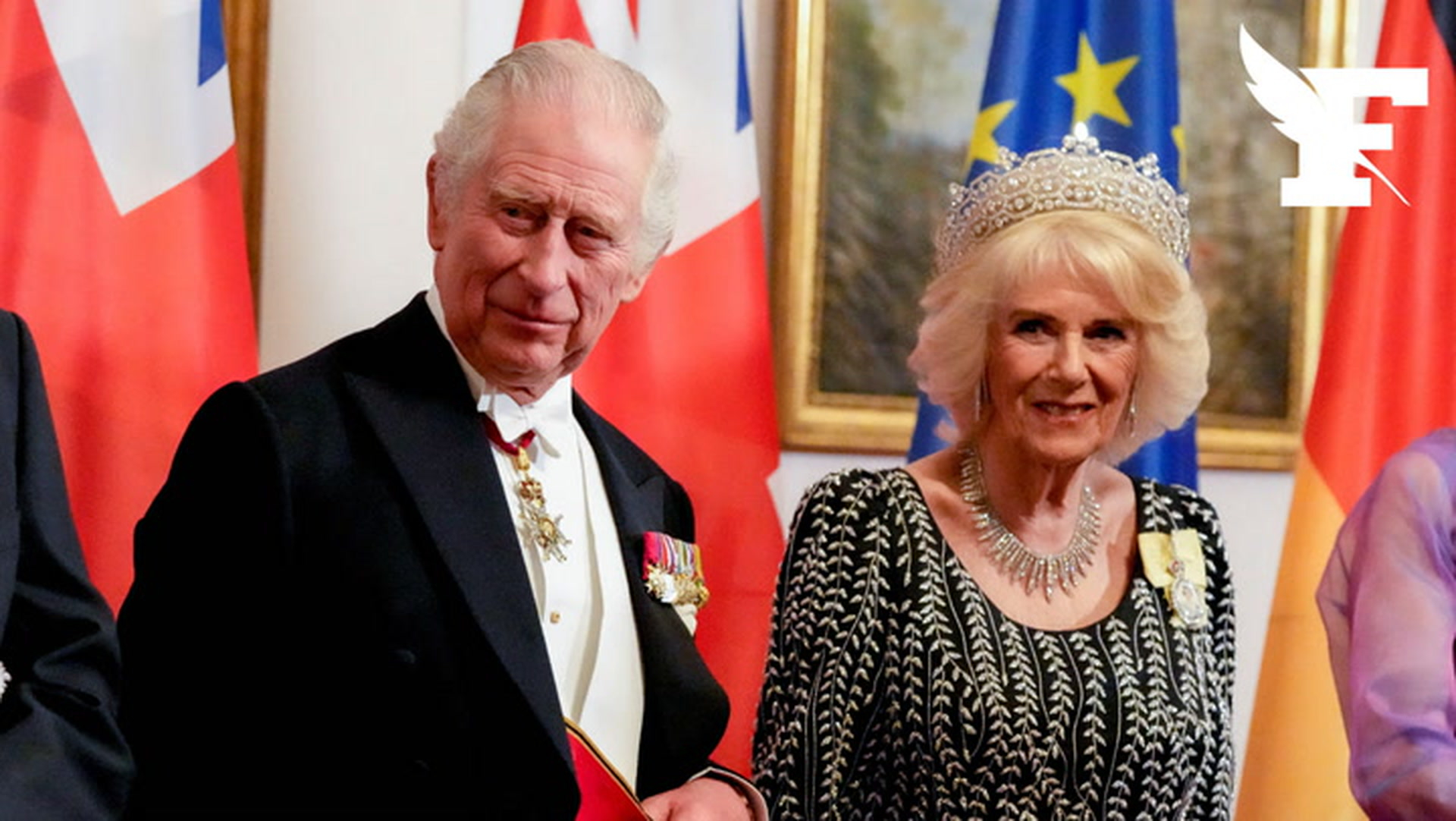 Charles III et Camilla reçus en tenues de bal au château Bellevue à Berlin