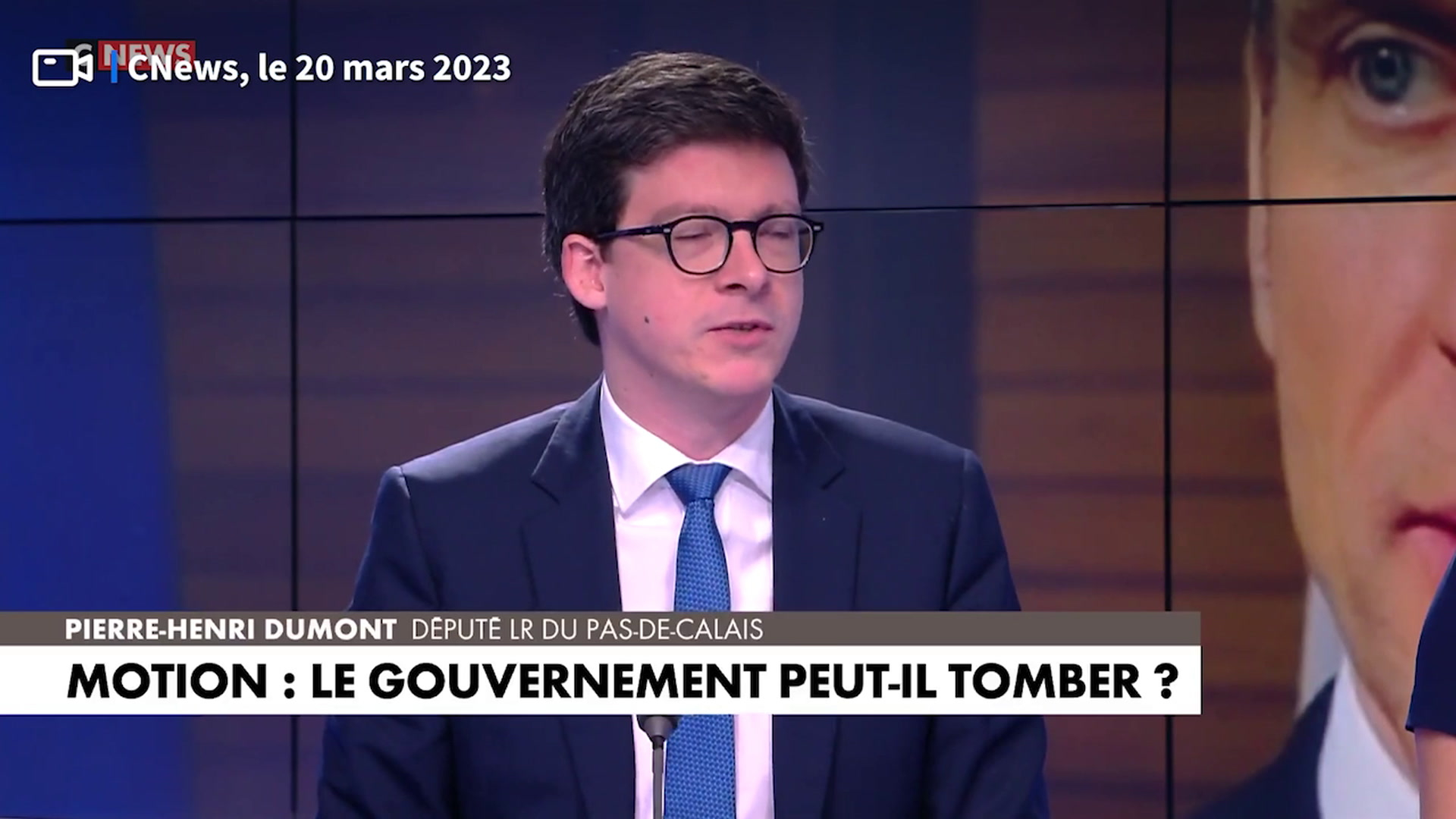Pierre-Henri Dumont, député LR, annonce à son tour qu'il votera la motion de censure Liot