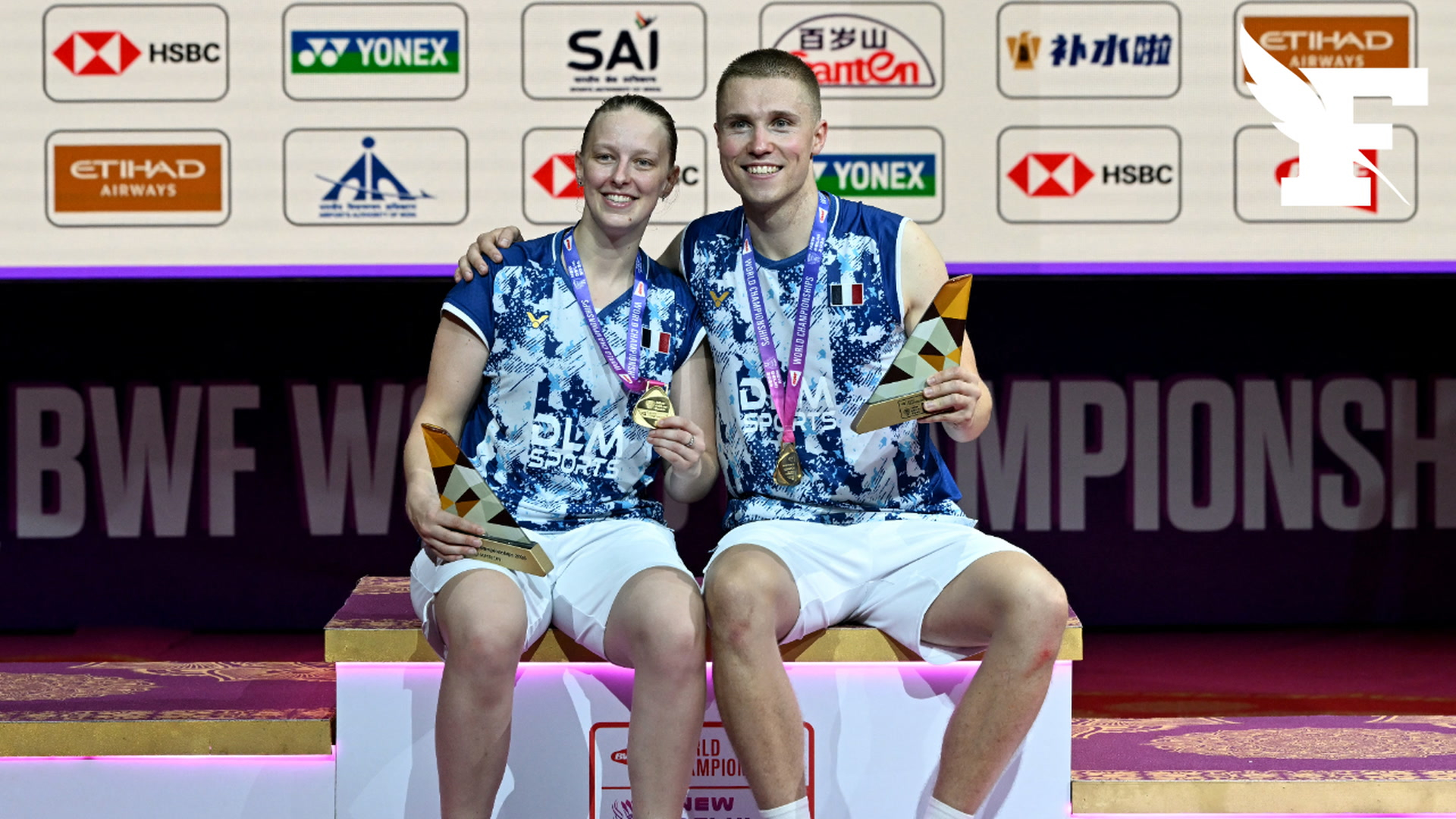 Championnats du monde de badminton : Delphine Delrue et Thom Gicquel remportent le titre, premier sacre mondial pour le badminton français