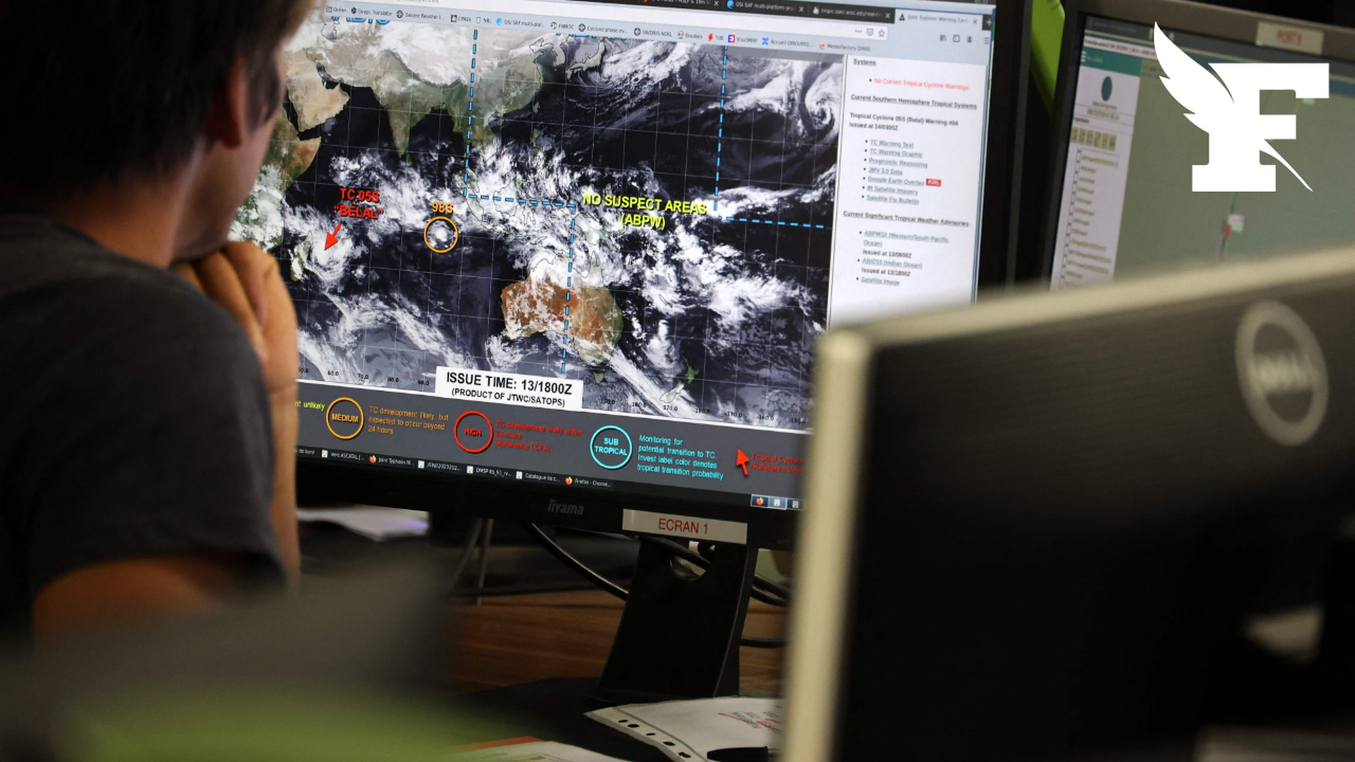 Cyclone Belal: l'&eacute;quivalent d'un mois de pluies est tomb&eacute; sur La R&eacute;union en 24 heures