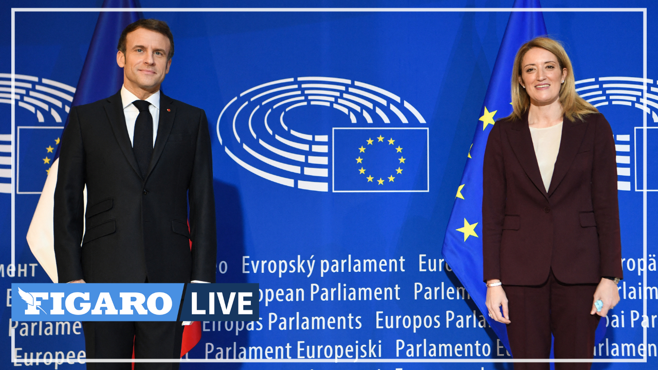 «Climat ! Macron coupable!»: le président hué à son arrivée au Parlement européen