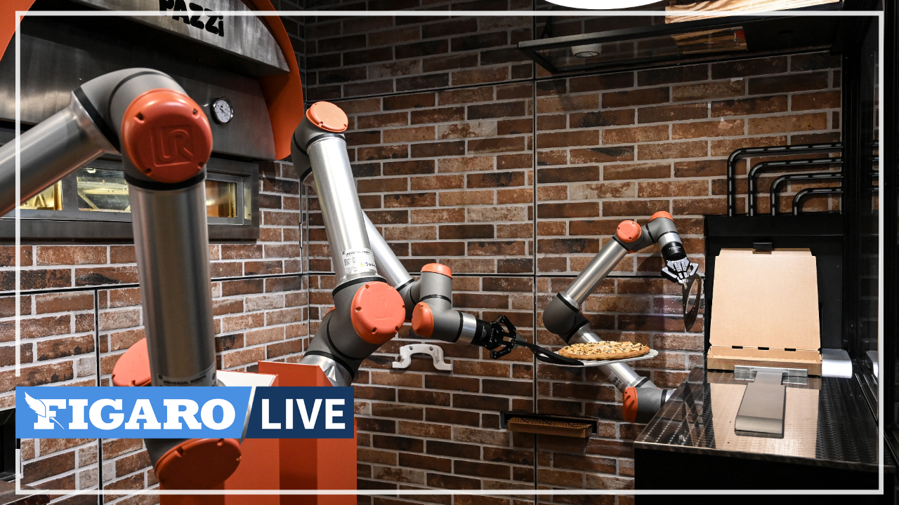 Dans une pizzeria parisienne, le pizzaïolo est un robot