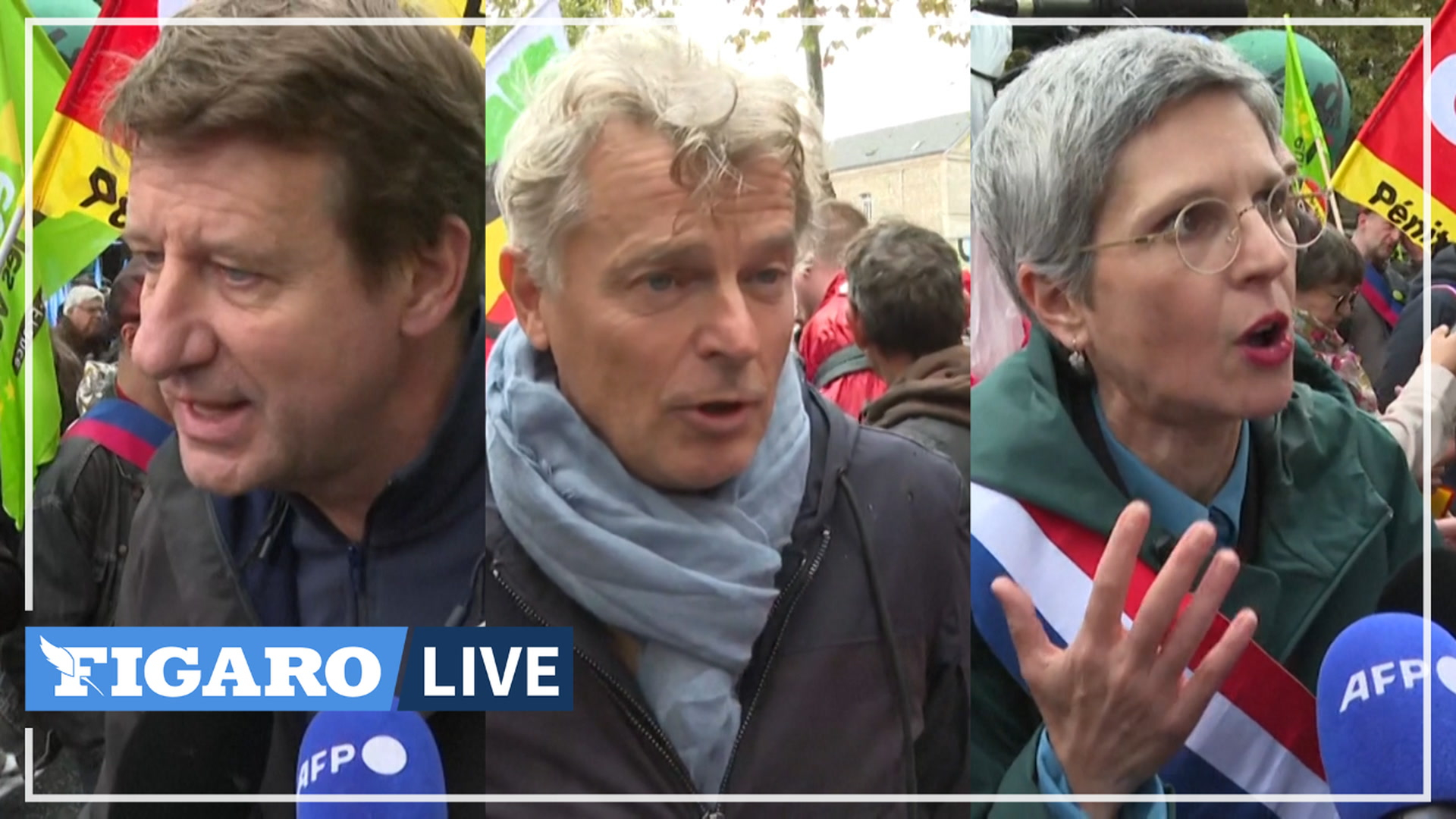 Jadot, Roussel, Rousseau: des responsables politiques de gauche à la manifestation pour les retraites
