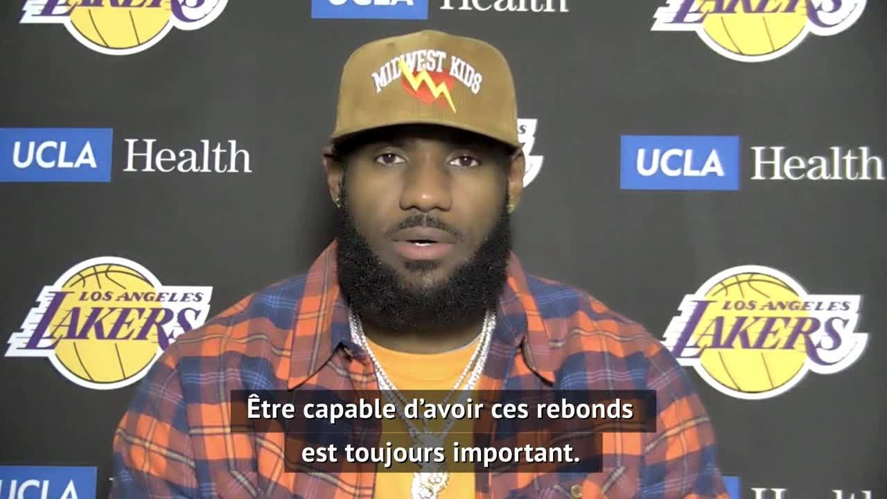 Lakers - LeBron : ''Contrôler le match dans trois facettes différentes du jeu''
