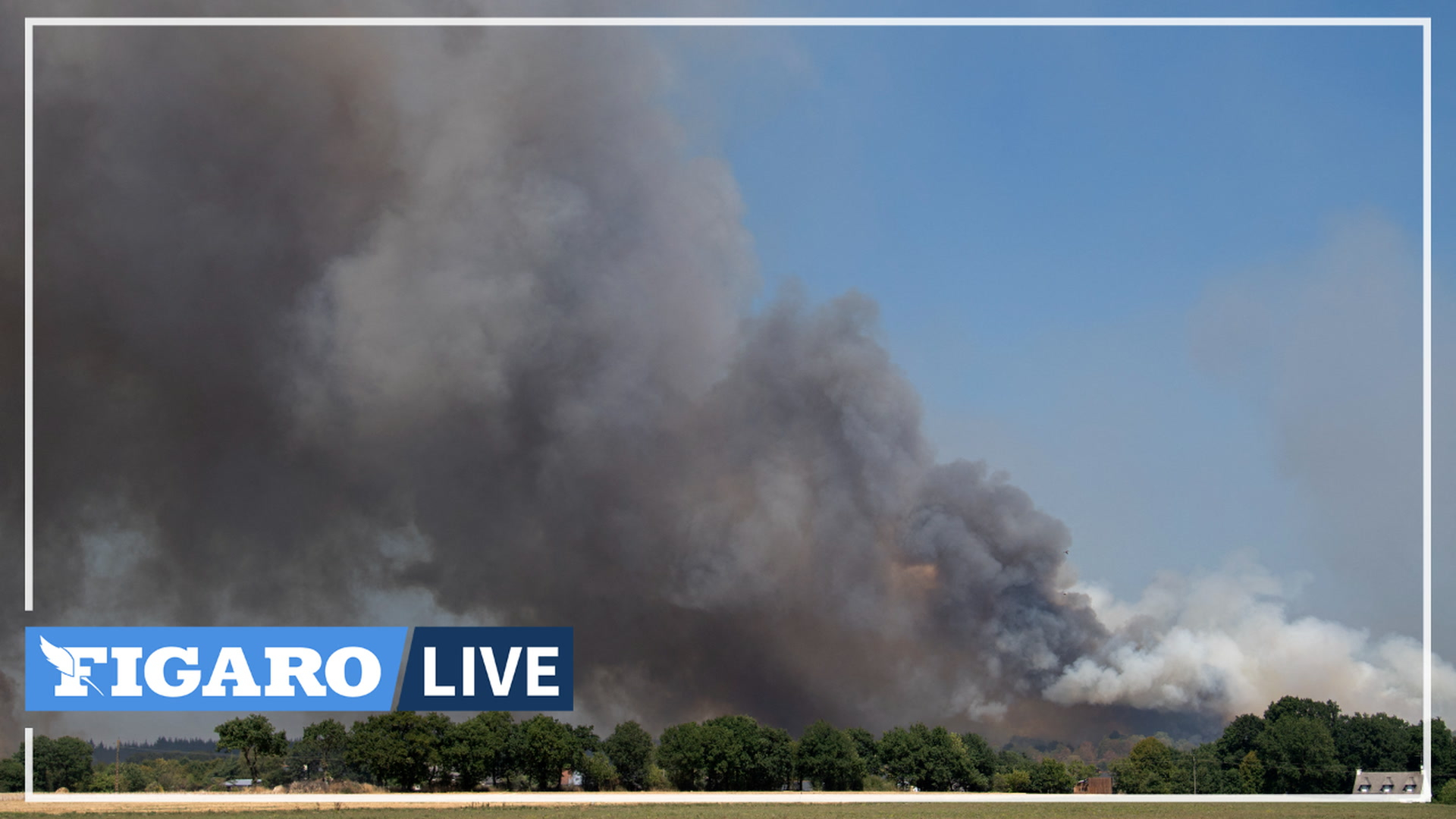 Incendies en Bretagne: 400 hectares partis en fumée dans la forêt de Brocéliande