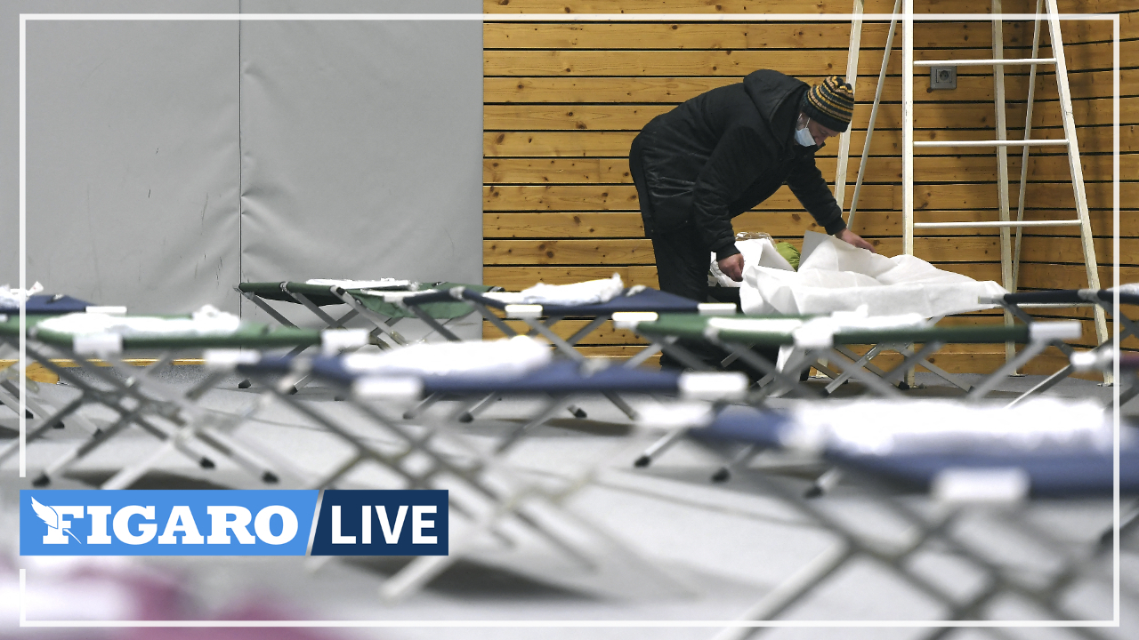 À Strasbourg, un gymnase a ouvert pour permettre aux sans-abri d'échapper au froid glacial