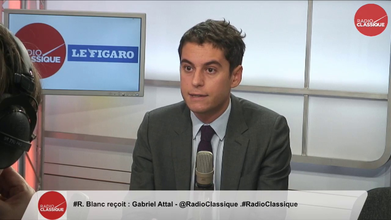 Gabriel Attal est l'invité de la matinale Radio Classique ...