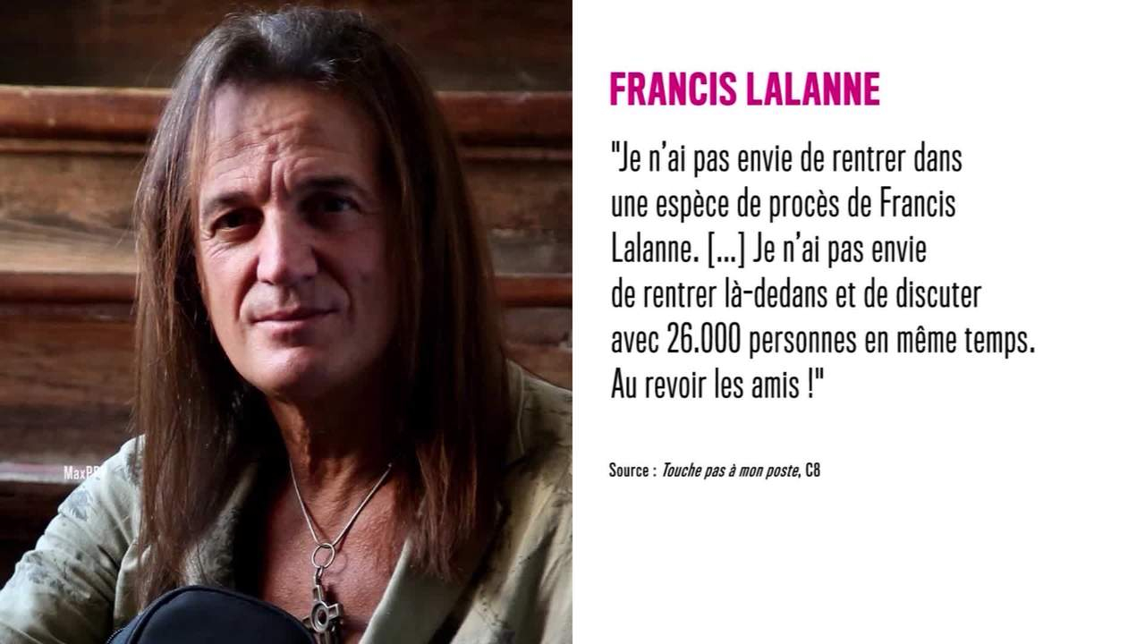 Non Stop People - TPMP : Francis Lalanne en colère, il ...