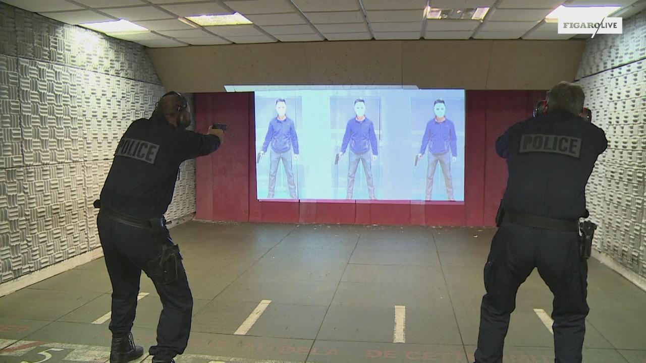Découvrez le nouveau stand de tir vidéo de la police parisienne