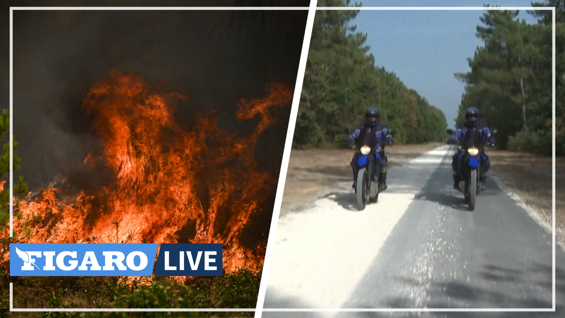 Incendies: à moto, des gendarmes traquent les pyromanes