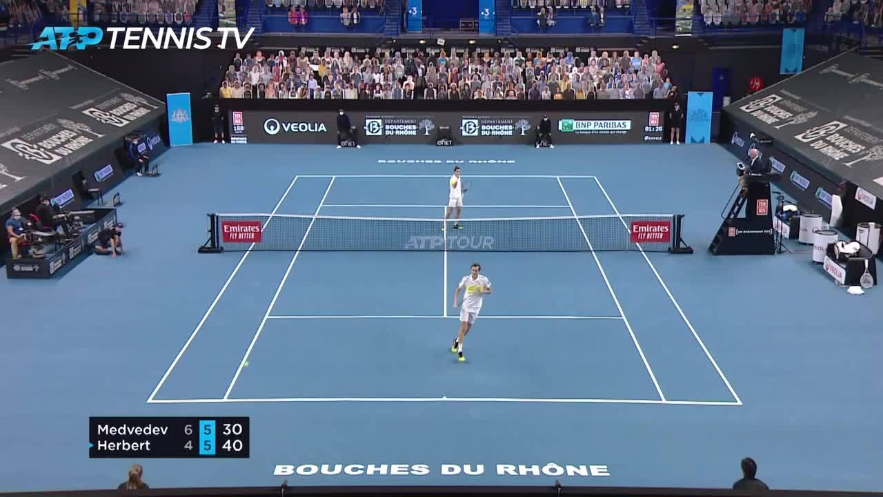 Marseille - Herbert vaillant mais vaincu par Medvedev en finale