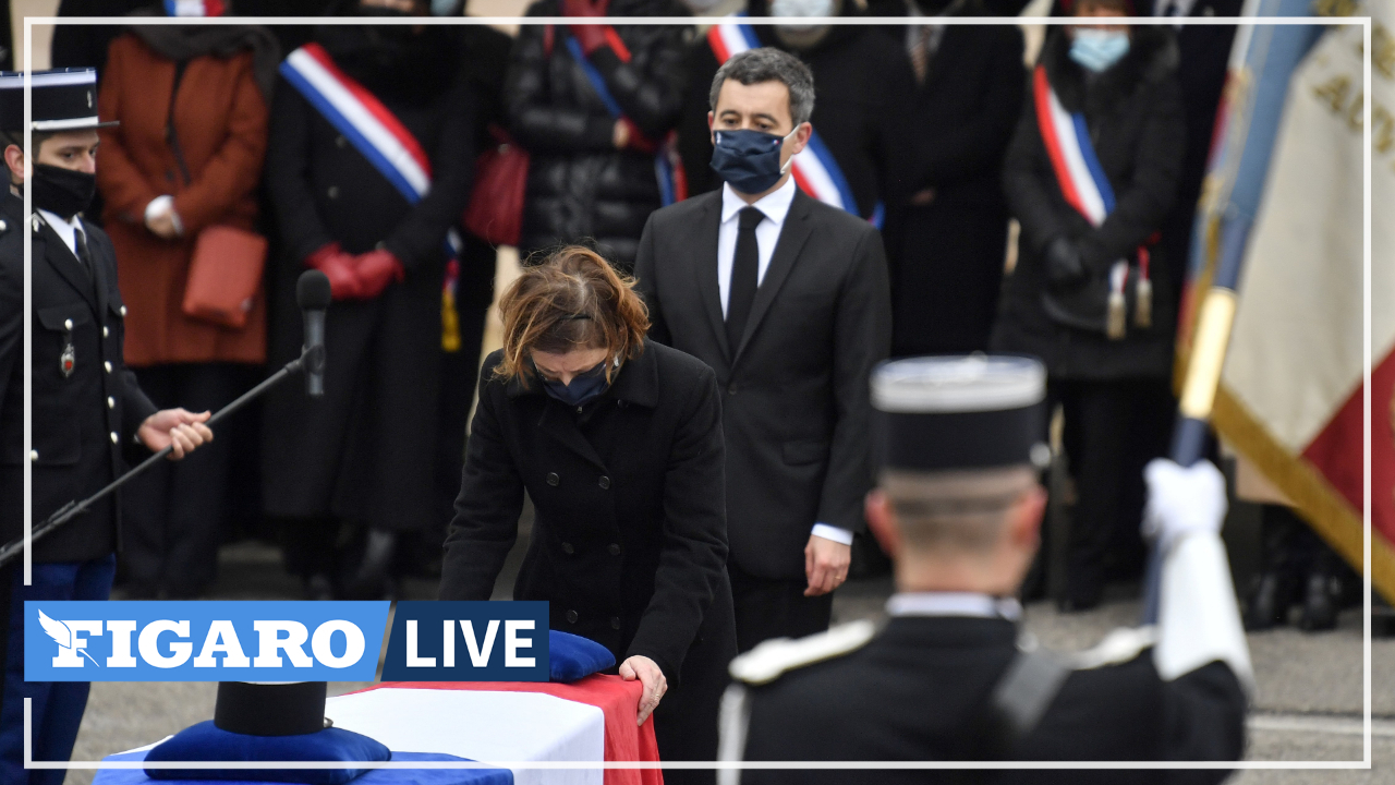 Puy-de-Dôme: Gérald Darmanin et Florence Parly remettent la Légion d'honneur à titre posthume aux gendarmes tués