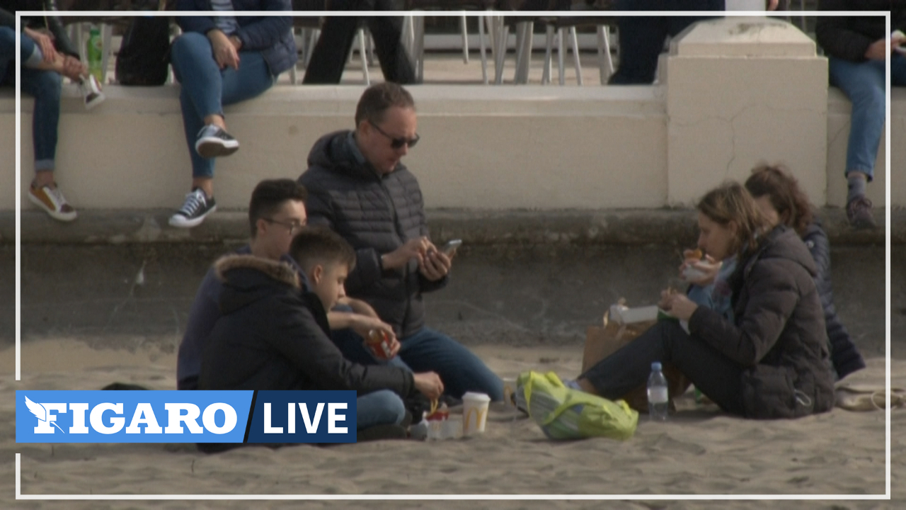 «Ça fait du bien à tout le monde»: à Arcachon, vacanciers et locaux profitent du soleil sur la plage