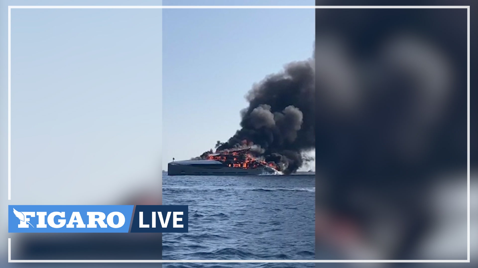 Espagne: un yacht flambant neuf, estimé à 25 millions d'euros, détruit par les flammes