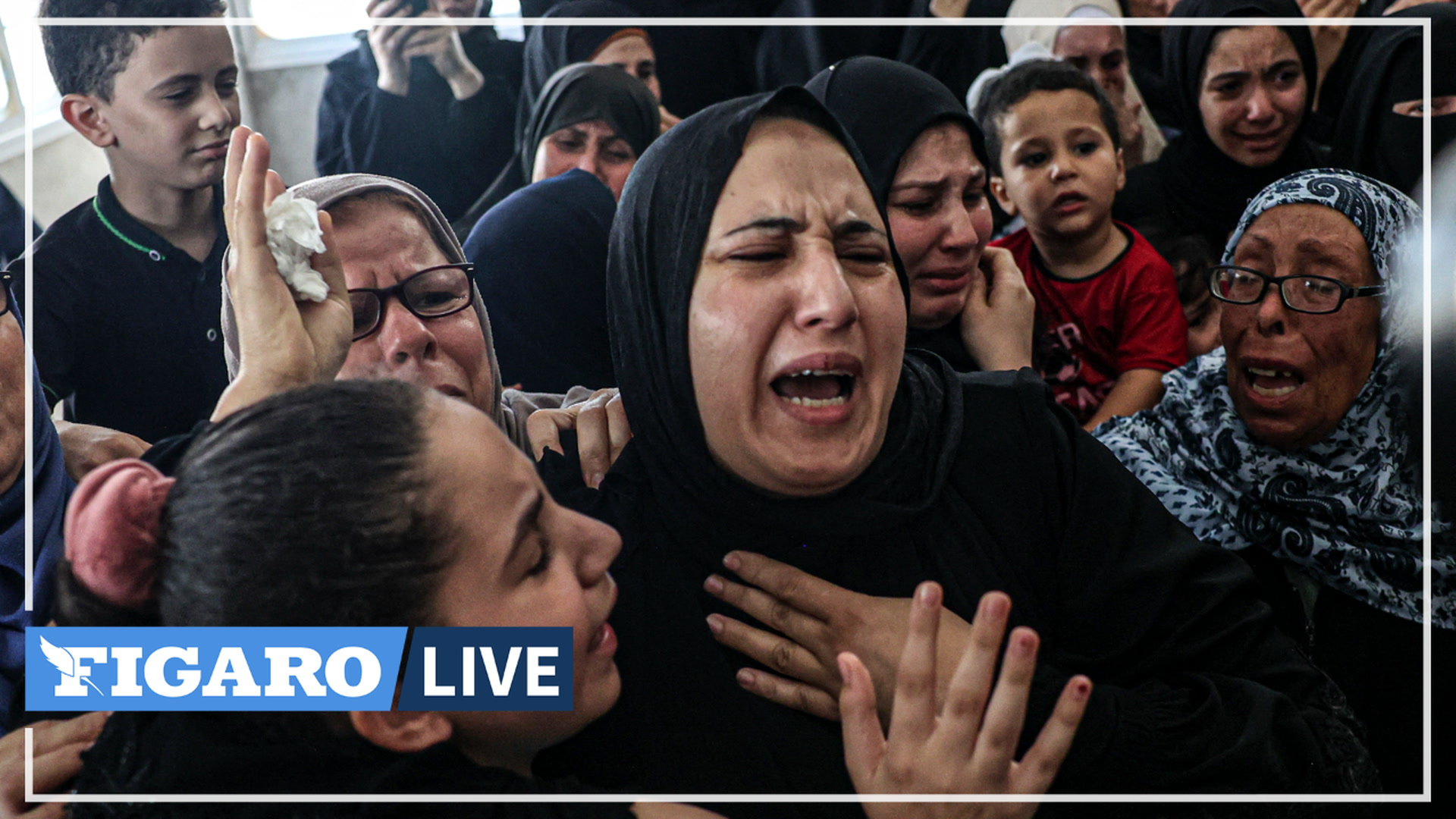 Tirs à Gaza: «Nous sommes condamnés ici», alertent des Palestiniens lors des funérailles