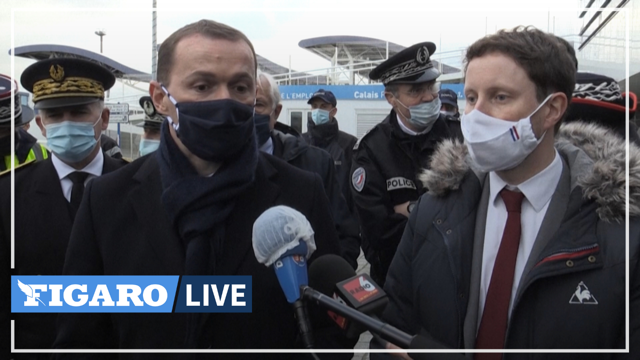 Brexit: Olivier Dussopt et Clément Beaune saluent «une journée historique» sur le port de Calais