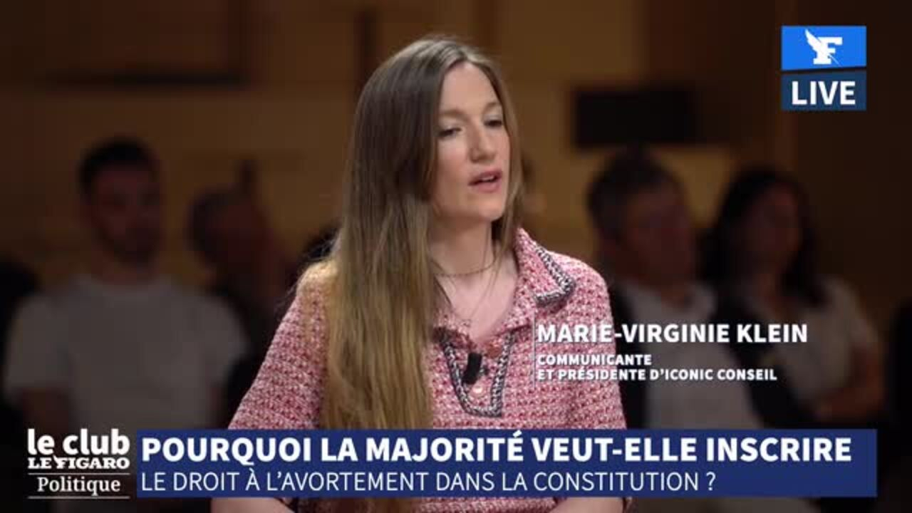 «Inscrire l'IVG à la Constitution en France, ce serait la mettre au niveau du droit de vote», selon Marie-Virginie Klein, conseillère en communication
