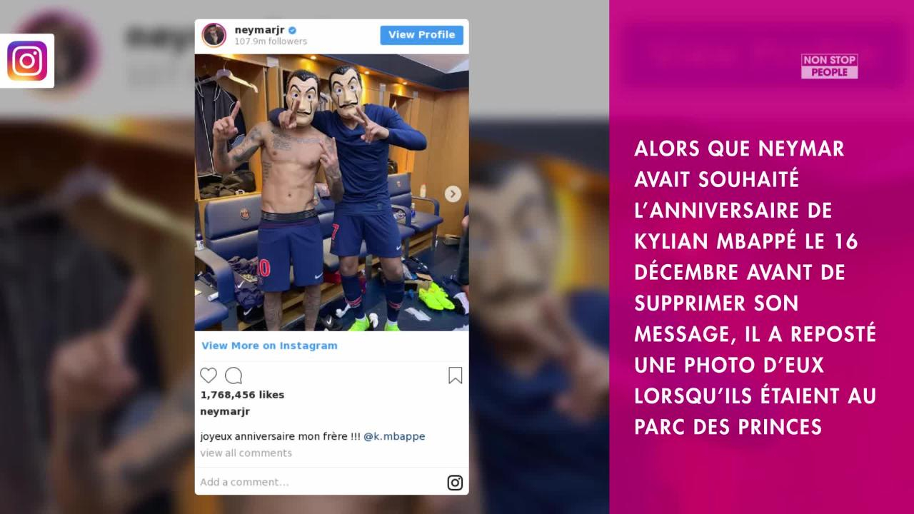 Non Stop People Kylian Mbappe A Ans Neymar Lui Adresse Un Message Pour Son Anniversaire