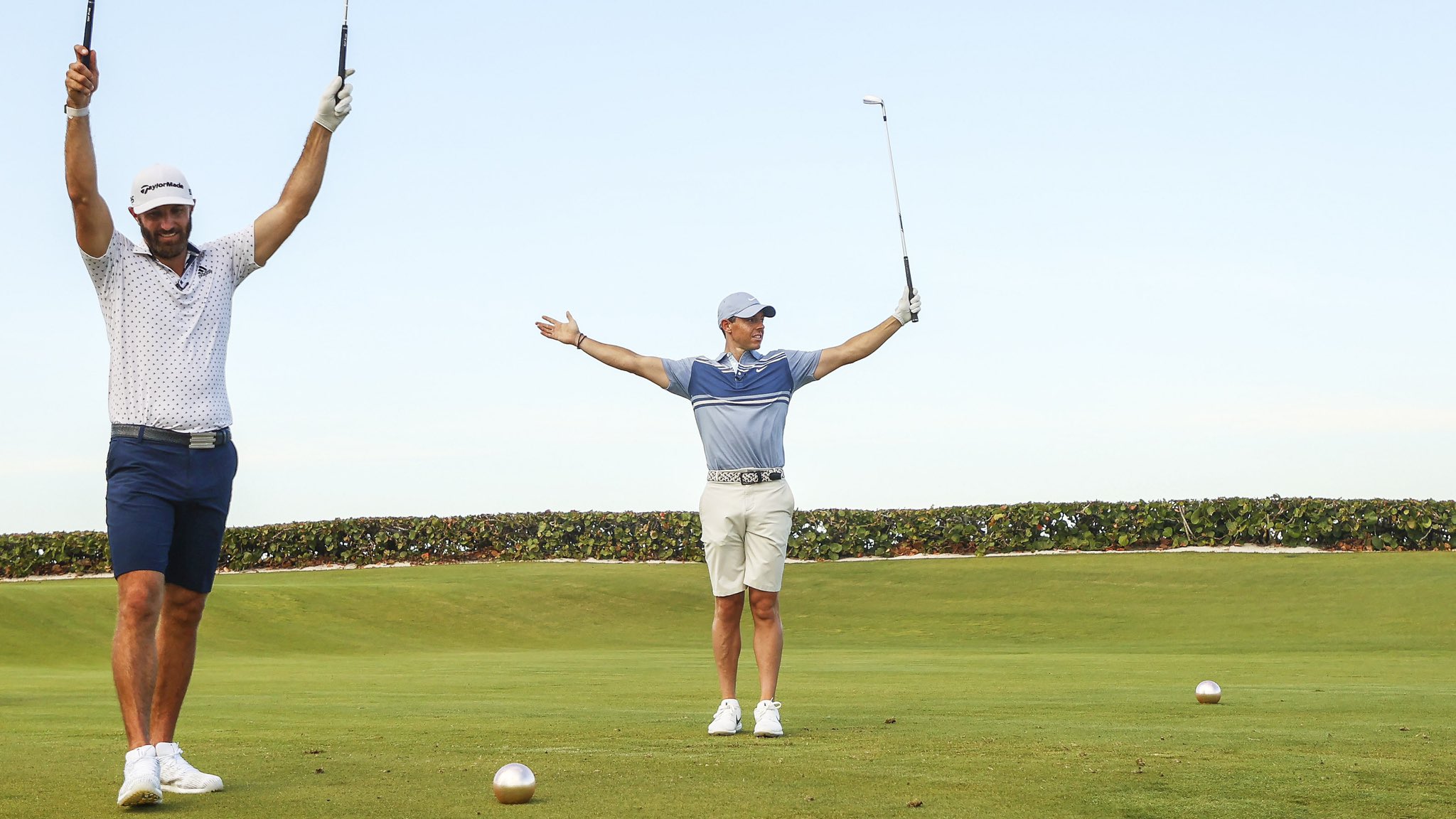 Rory Mcilroy Et Dustin Johnson Gagnent Pour La Bonne Cause