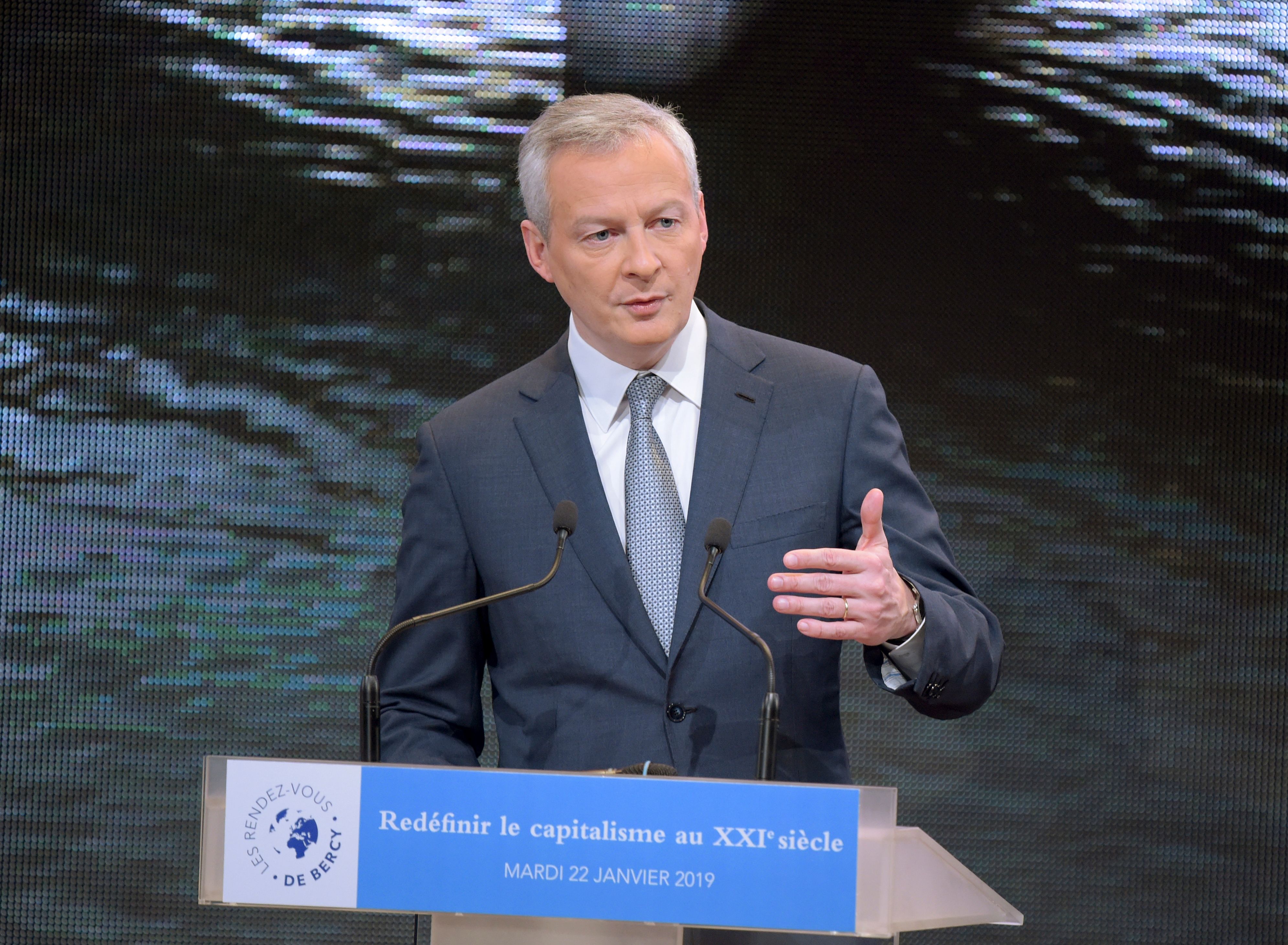 Face aux in&eacute;galit&eacute;s, Bruno Le Maire veut &laquo;r&eacute;inventer le capitalisme&raquo;