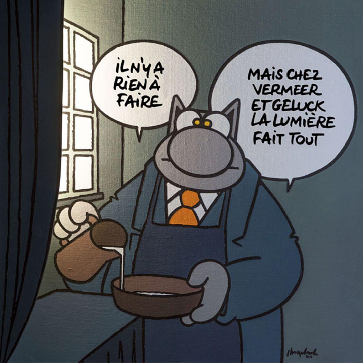 Le Chat De Geluck Joue Au Critique D Art