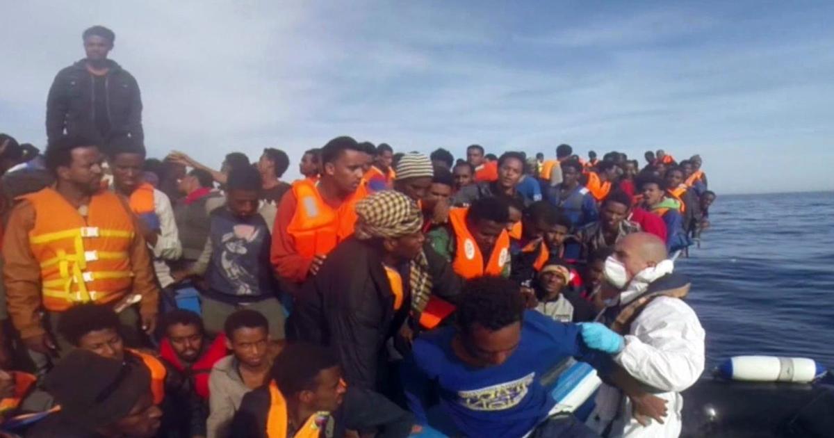 Près de 6000 migrants sauvés ce week-end en Méditerranée