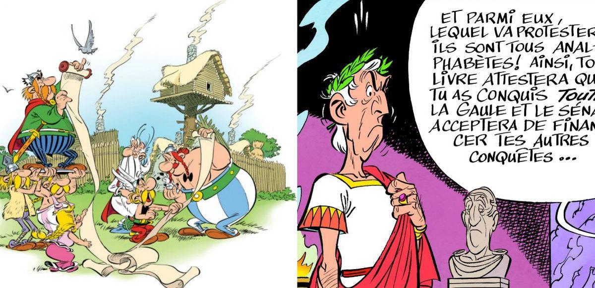 Astérix : découvrez le nouveau visage de César