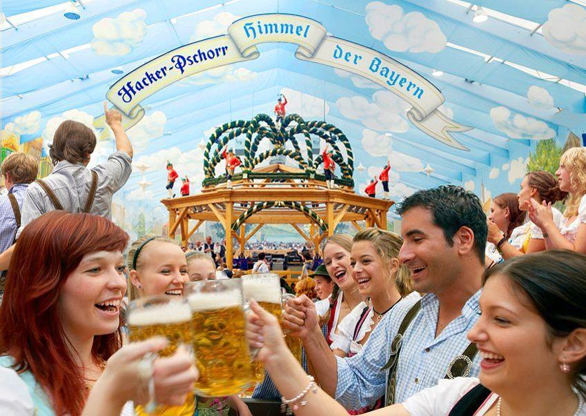 Panneau Décoratif Oktoberfest - Décoration Fête Bière - Style Bavarois - Pour Intérieur Ou Extérieur - 9