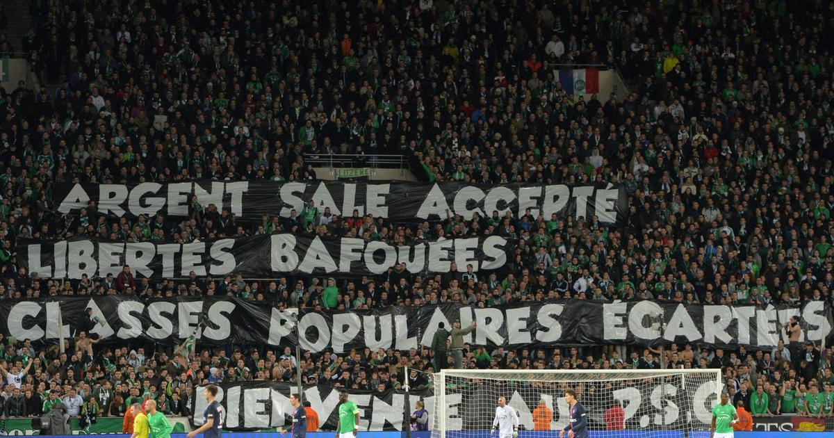 Le Paris SG offensé par des banderoles anti-Qatar à Saint-Etienne