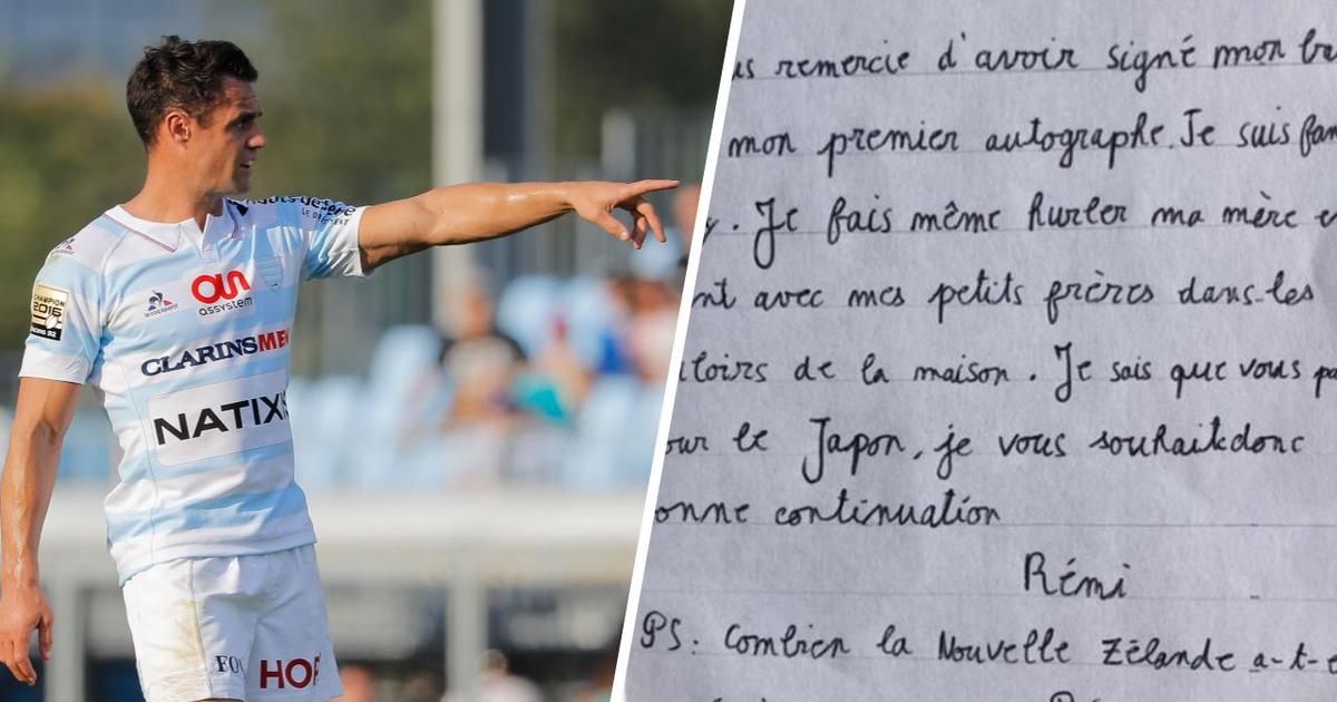 La lettre géniale d'un jeune fan à son idole Dan Carter